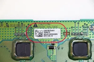 Scan Board маркировка платы для телевизоров