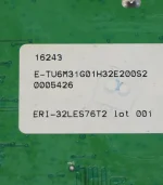 Erisson 32LES76T2 E-TU6M31G 5800-A6M31G-0P10