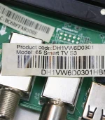 HAIER 65 SMART TV S3 DH1VW6D0301 T.MT9602.731