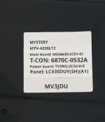 MYSTERY MTV-4330LT2 LC430DUY-SHA1 V15 43FHDRIGHT Ver 1.0_H/F